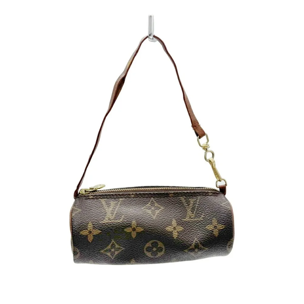 LOUIS VUITTON Authentic Brown Monogram Papillon 30 Pouch - Picture 16 of 16